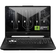 Asus TUF A15 Gaming (2025) Laptop - AMD Ryzen 7-7445HS / 15.6inch FHD / 512GB SSD / 16GB RAM / 4GB NVIDIA GeForce RTX 3050 Graphics / Windows 11 Home / English & Arabic Keyboard / Graphite Black / Middle East Version - [FA506NCG-B165W]