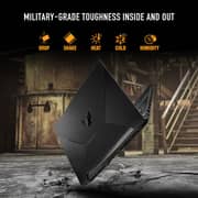 Asus TUF A15 Gaming (2025) Laptop - AMD Ryzen 7-7445HS / 15.6inch FHD / 512GB SSD / 16GB RAM / 4GB NVIDIA GeForce RTX 3050 Graphics / Windows 11 Home / English & Arabic Keyboard / Graphite Black / Middle East Version - [FA506NCG-B165W]