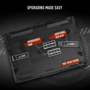 Asus TUF A15 Gaming (2025) Laptop - AMD Ryzen 7-7445HS / 15.6inch FHD / 512GB SSD / 16GB RAM / 4GB NVIDIA GeForce RTX 3050 Graphics / Windows 11 Home / English & Arabic Keyboard / Graphite Black / Middle East Version - [FA506NCG-B165W]