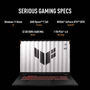 Asus TUF A18 Gaming (2025) Laptop - AMD Ryzen 7-260 / 18inch WQXGA / 1TB SSD / 32GB RAM / 8GB NVIDIA GeForce RTX 5070 Graphics / Windows 11 Home / English & Arabic Keyboard / Jaeger Grey / Middle East Version - [FA808UP-G1621W]