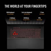 Asus TUF A18 Gaming (2025) Laptop - AMD Ryzen 7-260 / 18inch WQXGA / 1TB SSD / 32GB RAM / 8GB NVIDIA GeForce RTX 5070 Graphics / Windows 11 Home / English & Arabic Keyboard / Jaeger Grey / Middle East Version - [FA808UP-G1621W]