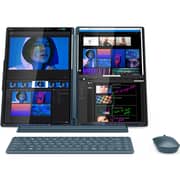 Lenovo Yoga Book 9 14IAH10 (2024) AI PC - 2nd Series / Intel Core Ultra 7-255H / 14inch 2.8K / 1TB SSD / 32GB RAM / Shared Intel Arc 140T GPU Graphics / Windows 11 Home / English & Arabic Keyboard / Tidal Teal / Middle East Version - [83KJ000MAX]