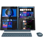 Lenovo Yoga Book 9 14IAH10 (2024) AI PC - 2nd Series / Intel Core Ultra 7-255H / 14inch 2.8K / 1TB SSD / 32GB RAM / Shared Intel Arc 140T GPU Graphics / Windows 11 Home / English & Arabic Keyboard / Tidal Teal / Middle East Version - [83KJ000MAX]