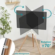 BEETEC Tripod TV Floor Stand 32–65 Inch Flat Screen TVs, VESA 600x400mm, White TF-FS109W