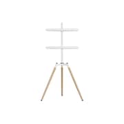 BEETEC Tripod TV Floor Stand 32–65 Inch Flat Screen TVs, VESA 600x400mm, White TF-FS109W