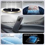 Realme 14 Pro+ 5G 512GB 12GB RAM Suede Grey Dual Sim Smartphone - Middle East Version