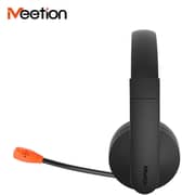 Meetion Wireless On Ear Headset Black
