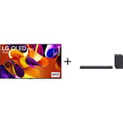 LG 83inch Evo G4 OLED 4K Smart Television (2025 Model) - OLED83G46LA + LG SC9S Soundbar