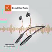 Porodo Soundtec Echo Flex Wireless In Ear Neckband Black