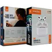Porodo Soundtec True Wireless Earbuds 3 White