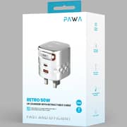 Pawa Wall Charger Grey/Black - PW-TAR50ACT-GYBK