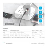 Pawa Wall Charger Grey/Black - PW-TAR50ACT-GYBK