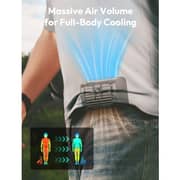 Aecooly Flow 1 Pc Waist Fan Transparent/Black - UH01