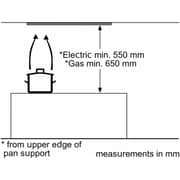 Bosch Built-in Cooker Hood 60cm Stainless Steel - DLN53AA50B