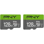 PNY Elite Memory Card 128GB Green/Grey - P-SDU128X2U1100EL-GE