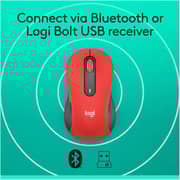 Logitech Signature M650 L Wireless Mouse Red - 910-006358