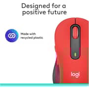Logitech Signature M650 L Wireless Mouse Red - 910-006358