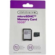 Infinitive MicroSD Memory Card 16GB Black - W11102-0523-L