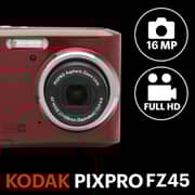 Kodak Pixpro Digital Camera Red - FZ45
