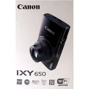 Canon IXY 650 20.2 MP Compact Digital Camera with 12× Optical Zoom and Full HD 1080p Video - Black