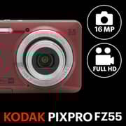 Kodak Pixpro Digital Camera Red - FZ55