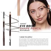 Maroof Matte Eye Brow Pencil 102 Blackish Brown