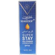 Maroof Full Coverage Liquid Foundation 04 Sandy Beige