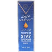 Maroof Full Coverage Liquid Foundation 02 Natural Ivory