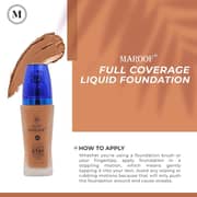 Maroof Full Coverage Liquid Foundation 08 Chocolate