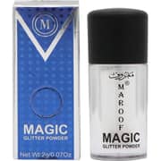 Maroof Magic Glitter Powder Eye Shadow 09 Pearl White