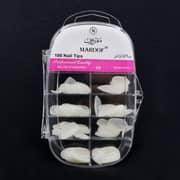 Maroof Hard Nail Tips 02 Off-White