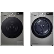 LG Front Load Washer 11 kg - F4V5EYLYP + RH10V9PV2W Dryer 10.1 kg