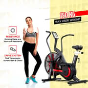 Sparnod Fitness Upright Air Exercise Bike - SAB-11