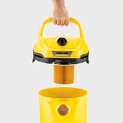 Karcher Wet & Dry Vacuum Cleaner Yellow/Black - WD2 PLUS