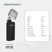 Green Lion Nose Pro Nose & Ear Hair Trimmer 2 Watts - GNNOSETMMRBK