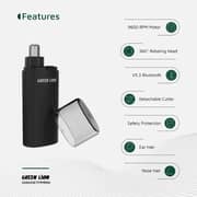 Green Lion Nose Pro Nose & Ear Hair Trimmer 2 Watts - GNNOSETMMRBK
