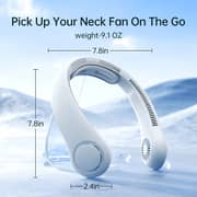 Jisulife Neck Fan Life 4 Gray - S01FA0000X02G