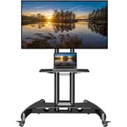 North Bayou Ergonomic Mobile TV Stand for 32-75Inch - NBER-AVA1500-60-1P