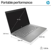 HP Chromebook (2021) Laptop - Intel Celeron-N4500 / 14inch HD / 64GB EMMC / 4GB RAM / Shared Intel UHD Graphics / Chrome OS / English Keyboard / Modern Grey / International Version - [14A-NE1013DX]