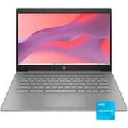 HP Chromebook (2021) Laptop - Intel Celeron-N4500 / 14inch HD / 64GB EMMC / 4GB RAM / Shared Intel UHD Graphics / Chrome OS / English Keyboard / Modern Grey / International Version - [14A-NE1013DX]
