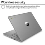 HP Chromebook (2021) Laptop - Intel Celeron-N4500 / 14inch HD / 64GB EMMC / 4GB RAM / Shared Intel UHD Graphics / Chrome OS / English Keyboard / Modern Grey / International Version - [14A-NE1013DX]