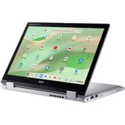 Acer Chromebook Spin 312 2-in-1 Convertible (2023) Laptop - Intel Core i3-N305 / 12.2inch WUXGA / 128GB EMMC / 8GB RAM / Shared Intel UHD Graphics / Chrome OS / English Keyboard / Silver / International Version - [CP3121HN34Z7]