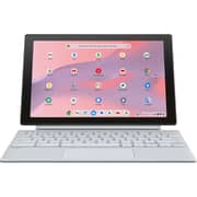 Asus Chromebook 2-in-1 Convertible (2022) Laptop - MediaTek Kompanio 520 / 10.5inch WUXGA / 64GB EMMC / 4GB RAM / Shared MediaTek Graphics / Chrome OS / English Keyboard / Fog Silver / International Version - [CM3001DM2A-M8186]