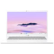 Asus Chromebook Plus (2023) Laptop - 13th Gen / Intel Core i5-1335U / 14inch FHD / 128GB SSD / 8GB RAM / Shared Intel Iris Xe Graphics / Chrome OS / English Keyboard / Pearl White / International Version - [CX3402CVA-I5128]