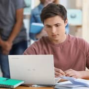 Asus Chromebook Plus (2023) Laptop - 13th Gen / Intel Core i5-1335U / 14inch FHD / 128GB SSD / 8GB RAM / Shared Intel Iris Xe Graphics / Chrome OS / English Keyboard / Pearl White / International Version - [CX3402CVA-I5128]