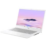 Asus Chromebook Plus (2023) Laptop - 13th Gen / Intel Core i5-1335U / 14inch FHD / 128GB SSD / 8GB RAM / Shared Intel Iris Xe Graphics / Chrome OS / English Keyboard / Pearl White / International Version - [CX3402CVA-I5128]
