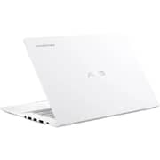 Asus Chromebook Plus (2023) Laptop - 13th Gen / Intel Core i5-1335U / 14inch FHD / 128GB SSD / 8GB RAM / Shared Intel Iris Xe Graphics / Chrome OS / English Keyboard / Pearl White / International Version - [CX3402CVA-I5128]