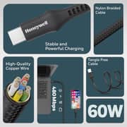 Honeywell USB-C Cable 1.2m Black - HC000600