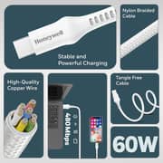 Honeywell USB-C Cable 1.2m White - HC000601