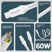 Honeywell USB-C To USB-C Cable 1.2m White - HC000701
